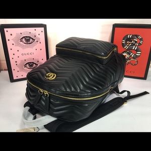 Gucci Mourmont Velvet Backpack